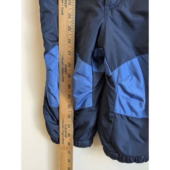 Old Navy Toddler Boy Snow Bib Blue Orange Snow Suit Light Weight Sz 18-24 M - Picture 7 of 12